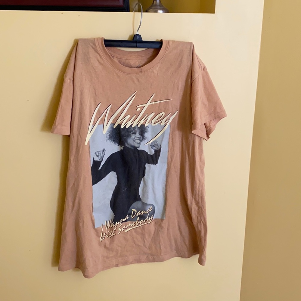 Whitney Houston Oversized Graphic Tee Size Small